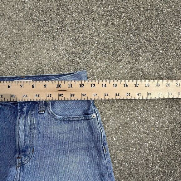 Madewell The Perfect Jean Short Womens 24 (25x2.5) Denim Blue Cut Off Festival - Picture 2 of 9